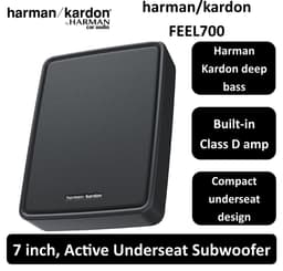 Harman Kardon Feel 700 - Autosubwoofer - Actieve Underseat Subwoofer - 125 Watt RMS — thumbnail 4
