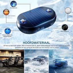 Ynkkvre -Elektromagnetischer Auto-Enteiser - Aluminiumlegering - Gebruik Van Elektromagnetische Energie Voor 360° Dekking - 1 X - Voor Auto's blauw — thumbnail 2