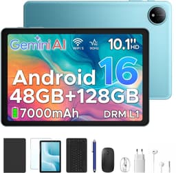 Aorlym P10 TAB - Tablet - 10,1 inch HD 90 Hz IPS - Android 16 - 48 GB RAM (8+40 GB) + 128 GB ROM - 7000 mAh - Dubbele luidsprekers - Volledige accessoirebundel met toetsenbord en stylus — thumbnail 1