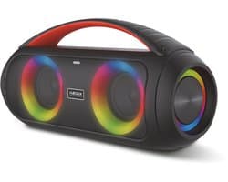 Haeger Cool Boom Bluetooth Speaker - Met Afstandsbediening - 29 uur Batterijduur - Draagbaar - Boombox - Draadloos - Draadloze - Muziek Box