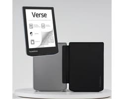PocketBook Verse - E-reader - Bright Blue - Met Transparant Zwart Hoesje - Voordeelbundel
