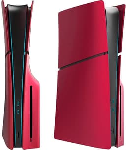 Playstation 5 Slim Faceplates Disc Edition (geschikt voor PS5 Slim & PS5 Pro) - Excl. Mid Skin - Accessoires - Faceplate - Cover - Plate - Skin - Volcanic Red/Rood — thumbnail 2