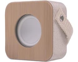 Compacte Bluetooth Speaker (V5.1) Gemaakt van Ecologisch Bamboe & Tarwestro