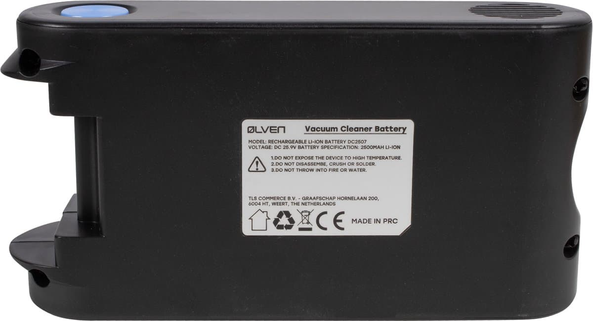 Accu voor Ølven CleanMax Steelstofzuiger - Extra Batterij - 2500 mAh — afbeelding 1