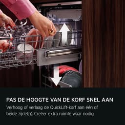 AEG GI7235C1SZ 7000 - Inbouwvaatwasser - GlassCare - 13 couverts - Energylabel C — thumbnail 15