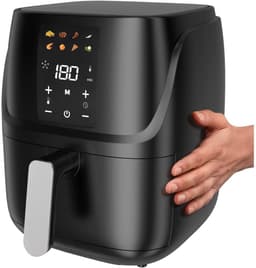MIRA® Airfryer XXL - Mini-oven - Heteluchtfriteuse - 12L - 12 Programma's - Zwart - 33cm x 31cm x 25cm — thumbnail 4