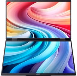 Acer PD193QTE - Opvouwbare, draagbare dual-screenmonitor met touch – 18,5 inch - Draagbaar - 100 Hz — thumbnail 4