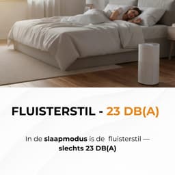 Evolar Luchtreiniger met 2x HEPA 13 Filter - CADR: 200m3/h - Air Purifier - Slaapmodus - Luchtkwaliteit Indicator - Pure4 — thumbnail 7