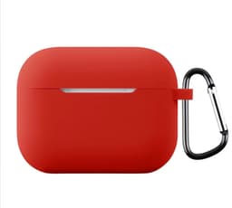 Telestore - hoesje geschikt voor AirPods Pro 3 soft case cover - rood - TPU hoesje Beschermhoes - AirPods Pro 3 Cover - AirPods Pro 3 hoesje - Geschikt voor Apple AirPods Pro 3 - gel hoesje met sleutelhanger — thumbnail 1
