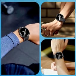 YONO Armor Case geschikt voor Samsung Watch 8 40mm - Screen Protector - RVS Hoesje - Zwart — thumbnail 6