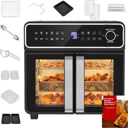 Grote Heteluchtfriteuse 23L met Mini-Oven Functie, 2600W en Touchscreen — thumbnail 1