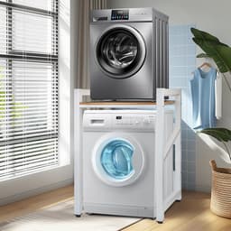 Stapelblokken Wasmachine en Droger - In Hoogte Verstelbaar en Stapelbaar - Heavy Duty Onderstel — thumbnail 1