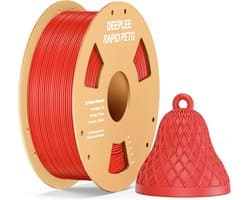3D Print Filament - PETG Draad - Snelle Prints - Hoge Sterkte - 1.75mm 1KG - Rood