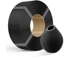 1.75mm PETG Filament Zwart 1kg voor 3D Printer met Hoge Maatnauwkeurigheid