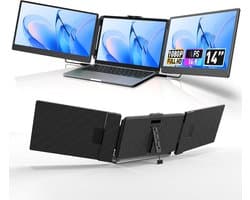 Draagbare Dubbele Monitor voor Laptop 14 Inch FHD 1080P IPS Uitbreidingsscherm