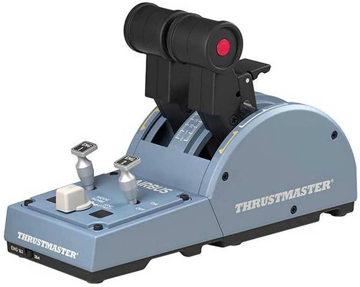 Thrustmaster TCA Quadrant Airbus Edition - Throttle Quadrant - Replica Gashendel - PC - Inclusief H.E.A.R.T Magnetische Technologie - Officieel Airbus-gelicentieerd — afbeelding 1