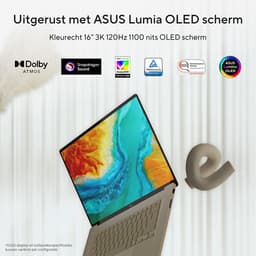 ASUS Zenbook A16 UX3607OA‑SQ013W – Copilot+ Laptop - 16 inch - 3K - Snapdragon X2E‑94 - 48GB/1TB - Wi‑Fi 7 — thumbnail 9