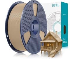 Houtvezel PLA+ 3D-printerfilament 1,75 mm voor 3D-printers