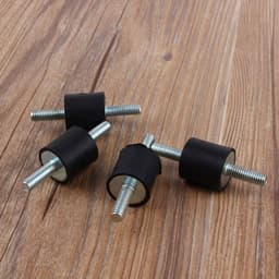 4x Anti-Vibratie Rubber Trillingsdempers M6 (20x20mm) voor Compressor en Machines — thumbnail 2