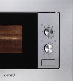 Inbouwmagnetron 20L - Roestvrij staal - 1000W Grill - 5 Vermogensniveaus - Automatische Ontdooiing - Timer - Compact Design — thumbnail 4