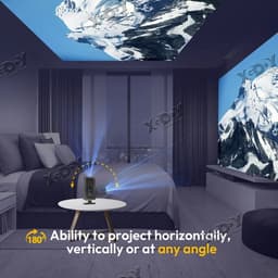 Flolife - Projector - Beamer - Smart HD LED - 5G WiFi - Bluetooth - 12000L - HDMI - USB - Android - Home Theater — thumbnail 5