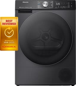 HISENSE DH5S102BB -  Warmtepompdroger - 10 kg - 64 dB - Energielabel C — thumbnail 1