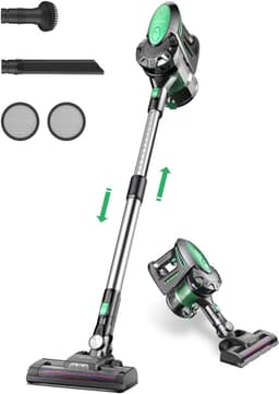 SVN® 6-in1 Steelstofzuiger Zonder Zak op Accu - Steelstofzuiger Draadloos Uitschuifbaar - Kruimeldief Snoerloos best Verkocht 25KPA – Groen - ‎17cm x 8cm x 10cm; 2.3 kg — thumbnail 1