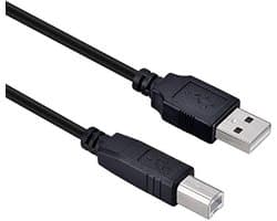 Printerkabel USB 2.0 - 3 Meter (Werkelijke Lengte: 2,68m) - Universele Printer Kabel