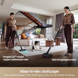 Dreame Z30 Pro Aqua Steelstofzuiger | Nat & Droog | 28.000Pa | Zelfreinigend | TangleCut | 90° Buigbare — thumbnail 4