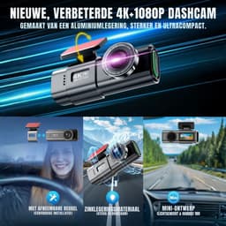 SVN® Dashcam voor Auto Voor en Achter - Dashcam - Zwart - ‎4cm x 10cm x 5cm; 150 g — thumbnail 3