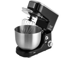 Keukenmachine - Mixer Deegmixer - Bakken en Mixen - 3-in-1 Functionaliteit - 5 Liter Kom - Zwart