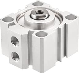 Pneumatische Compacte Aluminium Luchtcilinder 40mm Boring 10mm Slag Dubbelwerkend — thumbnail 4