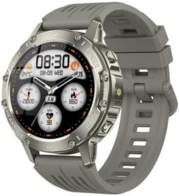 Knobbout 1.46”(3.7cm) Sportieve Smartwatch met LED Zaklamp – Bluetooth Bellen – HD Touchscreen (360×360) – 100+ Sportmodi – Hartslag, Bloeddruk & SpO₂ – IP68 Waterdicht – Muziekbediening – Android & iOS - Grijs — thumbnail 3