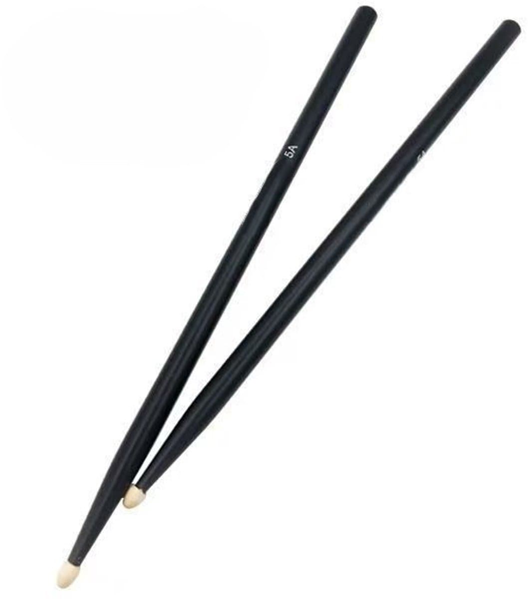 1 Paar Drumstokken 5A – Drumsticks - Gekleurde Drumstokken - Zwart - LOUZIR — afbeelding 1