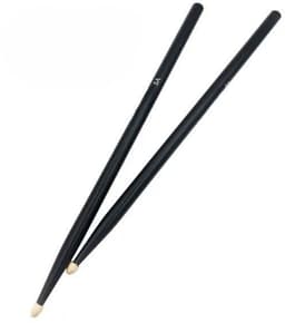 1 Paar Drumstokken 5A – Drumsticks - Gekleurde Drumstokken - Zwart - LOUZIR — thumbnail 1