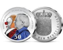 Bassie & Adriaan - Herdenkingsmunt '50 Jaar Op Televisie' (Munt)