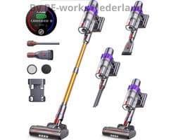 Buture VC80 - Draadloze steelstofzuiger 450W - Zuigkracht 48Kpa