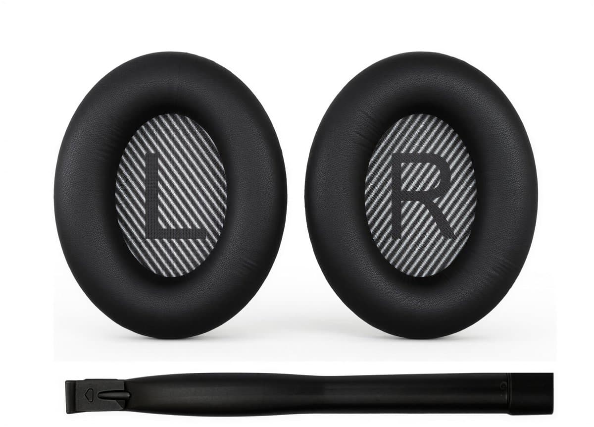 Set Oorkussens voor Bose Koptelefoon – Bose Quietcomfort 35 ii Oorkussen – QC2/QC15/QC25/QC35/Soundtrue/Soundlink Around-Ear ii – AE2 — afbeelding 1