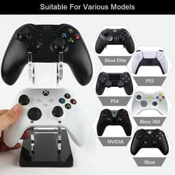 Hoofdtelefoon en Gaming Controller Houder | Acryl Stand voor Bureau | Opbergsysteem met 2 Niveaus — thumbnail 5