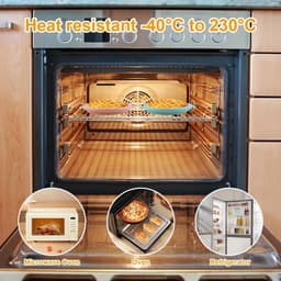 Luchtfriteuse Eivorm Siliconen Taartvormen - Airfryer Accessoires voor Gepocheerde Eieren - Muffinpannen voor Bakken - Broodjes Ei, Cupcakes, Pannenkoeken - Set van 6 stuks — thumbnail 2
