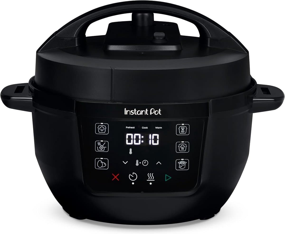 Mini Multicooker Zwart 3.8L Snelkookpan voor Snelle Maaltijden — afbeelding 1