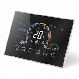 Inbouw thermostaat | Wifi | Touchscreen bediening | 4 draads installatie | Programmeerbaar | Tuya Smart Life | Zwart | CV installatie — thumbnail 4