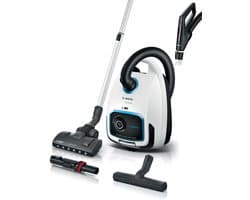 Bosch ProSilence BGB6SIL0L Serie 6 - Stofzuiger met zak - 12mtr actieradius - HEPA hiegienefilter - 66db - Afstandbedining in handvat - Wit