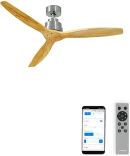 CREATE - Stille plafondventilator met technische ABS bladen 40W (Ø132cm) - Geen licht - Met WiFi + Afstandsbediening - 6 snelheden - Programmeerbaar - WIND STYLANCE — thumbnail 1