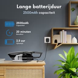Kruimelzuiger Snoerloos PRO 11.000 Pa – Handstofzuiger met HEPA Filter – 2-in-1 Auto Stofzuiger & Airduster – Draadloos, Oplaadbaar, 7 Opzetstukken – Krachtige Kruimeldief Zwart — thumbnail 2
