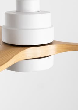 CREATE - Stille plafondventilator van 40 W met technische ABS-bladen, verkrijgbaar in verschillende maten - M - Met licht - Controller voor wandmontage — thumbnail 3