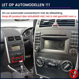 Junsun Android 15 Autoradio Geschikt voor Mercedes-Benz A/B-klasse W169 W245 -Draadloze CarPlay & Andriod Auto - GPS-navigatiesysteem - Bluetooth - WiFi - 9 inch touchscreen - RDS - USB - SWC — thumbnail 3