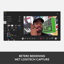 Logitech for Creators StreamCam - Webcam - USB C - Full HD - Slimme Autofocus - Zwart — thumbnail 3