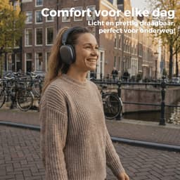Noise Buddies Clarity – Draadloze Koptelefoon met Active Noise Cancelling – 41 Uur Batterij – Space Grey — thumbnail 5