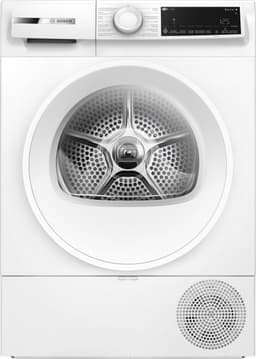 Bosch Serie 6 WQJ23200FG - Warmtepompdroger - 8 kg - Auto Dry droogt automatisch tot de gewenste droogtegraad - Home Connect - Wit - NL/FR Display — thumbnail 1